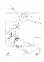 HANDLEBAR & CABLES for Yamaha RAPTOR 2009