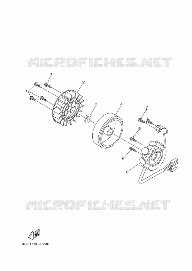 IGNITION Yamaha QUAD 90 2011 RAPTOR  YFM90R