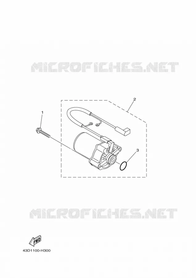 STARTER MOTOR Yamaha QUAD 90 2011 RAPTOR  YFM90R
