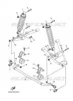 REAR SHOCK ABSORBER for Yamaha RHINO 2007