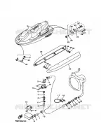 HULL & DECK for Yamaha JET 1999