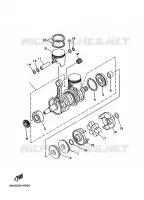 CRANKSHAFT / PISTON for Yamaha JET 1998