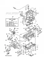 CYLINDER / CRANKCASE 1 for Yamaha JET 2005
