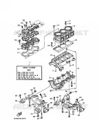 CYLINDER / CRANKCASE for Yamaha JET 1999
