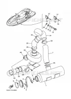 EXHAUST 2 for Yamaha JET 2001