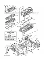 CYLINDER / CRANKCASE 1 for Yamaha JET 2001