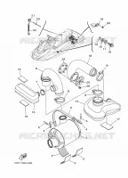 EXHAUST 3 for Yamaha JET 2012