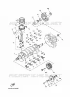 CRANKSHAFT / PISTON for Yamaha JET 2011