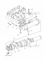 EXHAUST 1 for Yamaha JET 2012
