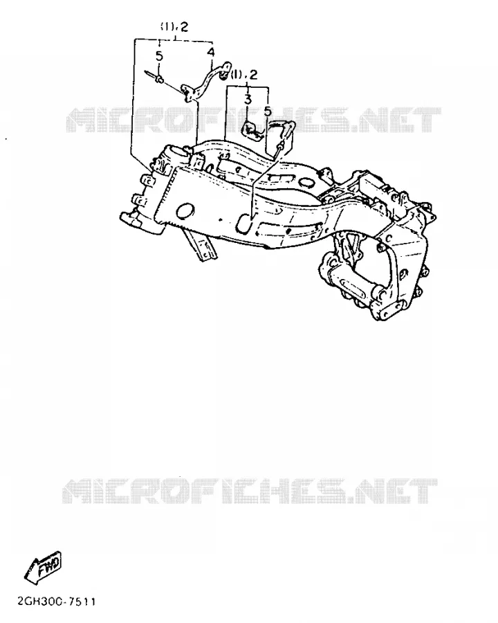 OPTIONAL PARTS Yamaha MOTO 1000 1987 FZR  FZR1000