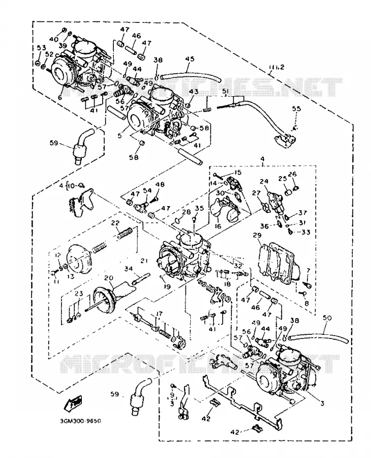 OPTIONAL PARTS Yamaha MOTO 1000 1989 FZR  FZR1000