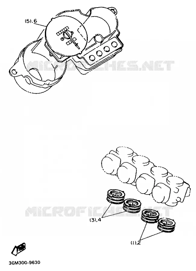 OPTIONAL PARTS Yamaha MOTO 1000 1990 FZR  FZR1000