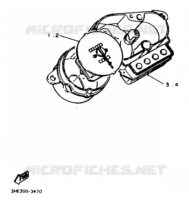ALTERNATIVE METER - FOR ENGLAND Yamaha MOTO 600 1993 FZR  FZR600E