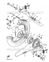 REAR WHEEL for Yamaha FZR 1991