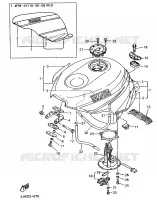 FUEL TANK for Yamaha FZR 25KW 1994
