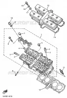 CYLINDER HEAD  for Yamaha FZR 25KW 1994