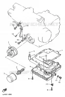 OIL COOLER for Yamaha FZR 25KW 1994