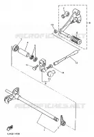GEAR SHIFT SHAFT / LEVER for Yamaha FZR 25KW 1994