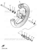 FRONT WHEEL for Yamaha FZR 25KW 1994