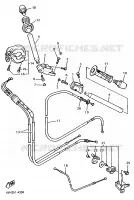 HANDLEBAR & CABLES for Yamaha FZR 25KW 1994