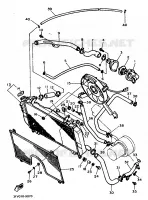 RADIATOR / HOSES for Yamaha FZR 1989