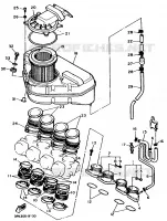 INTAKE for Yamaha FZR 1989