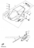 SIDE COVER   OIL TANK for Yamaha FZR 1989