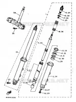 FRONT FORK for Yamaha FZR 1989