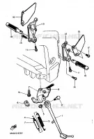 STAND / FOOTREST for Yamaha FZR 1989