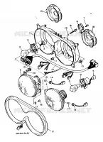HEADLIGHT for Yamaha FZR 1989
