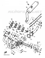 EXHAUST for Yamaha FZR 1989