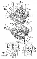 CRANKCASE for Yamaha FZR 1989