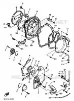 COVER   ENGINE 1 for Yamaha FZR 1989
