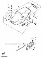 SIDE COVER   OIL TANK for Yamaha FZR 1989