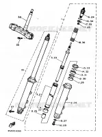 FRONT FORK for Yamaha FZR 1989