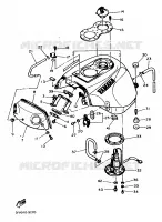 FUEL TANK for Yamaha FZR 1989