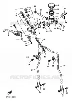 FRONT MASTER CYLINDER for Yamaha FZR 1989