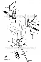 STAND / FOOTREST for Yamaha FZR 1989