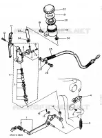 REAR BRAKE MASTER CYLINDER for Yamaha FZR 1989