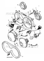 HEADLIGHT for Yamaha FZR 1989