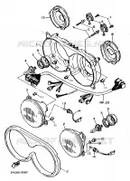 ALTERNATIVE HEADLIGHT for Yamaha FZR 1989