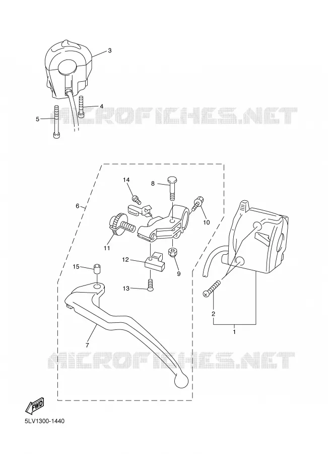 SWITCH / LEVER Yamaha MOTO 1000 2002 FAZER  FZS1000