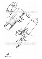 EXHAUST for Yamaha ROCKET 1998