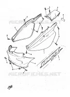 SIDE COVER for Yamaha ROCKET 1998
