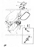 SEAT / CARRIER for Yamaha ROCKET 1998