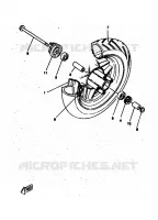 FRONT WHEEL for Yamaha ROCKET 1998