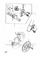 FRONT BRAKE CALIPER for Yamaha ROCKET 1998