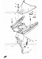 STAND / FOOTREST for Yamaha ROCKET 1998