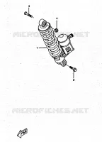 REAR SHOCK ABSORBER for Yamaha BOOSTER 1998