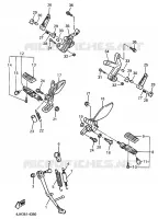 STAND / FOOTREST for Yamaha THUNDERCAT 1998